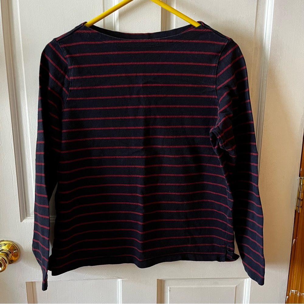 Uniqlo long-sleeve striped top
